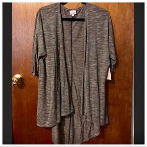Heather gray Lularoe Lindsay kimono BRAND NEW